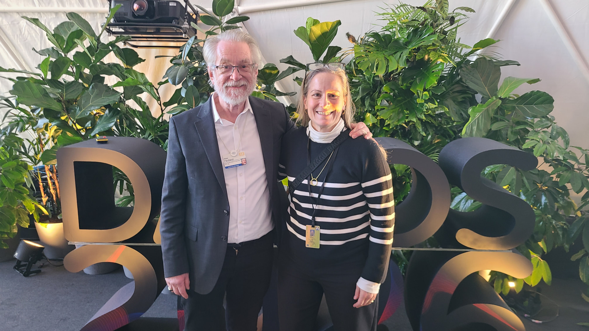 Sandy Pentland and Beth Porter at Davos, January 2026
